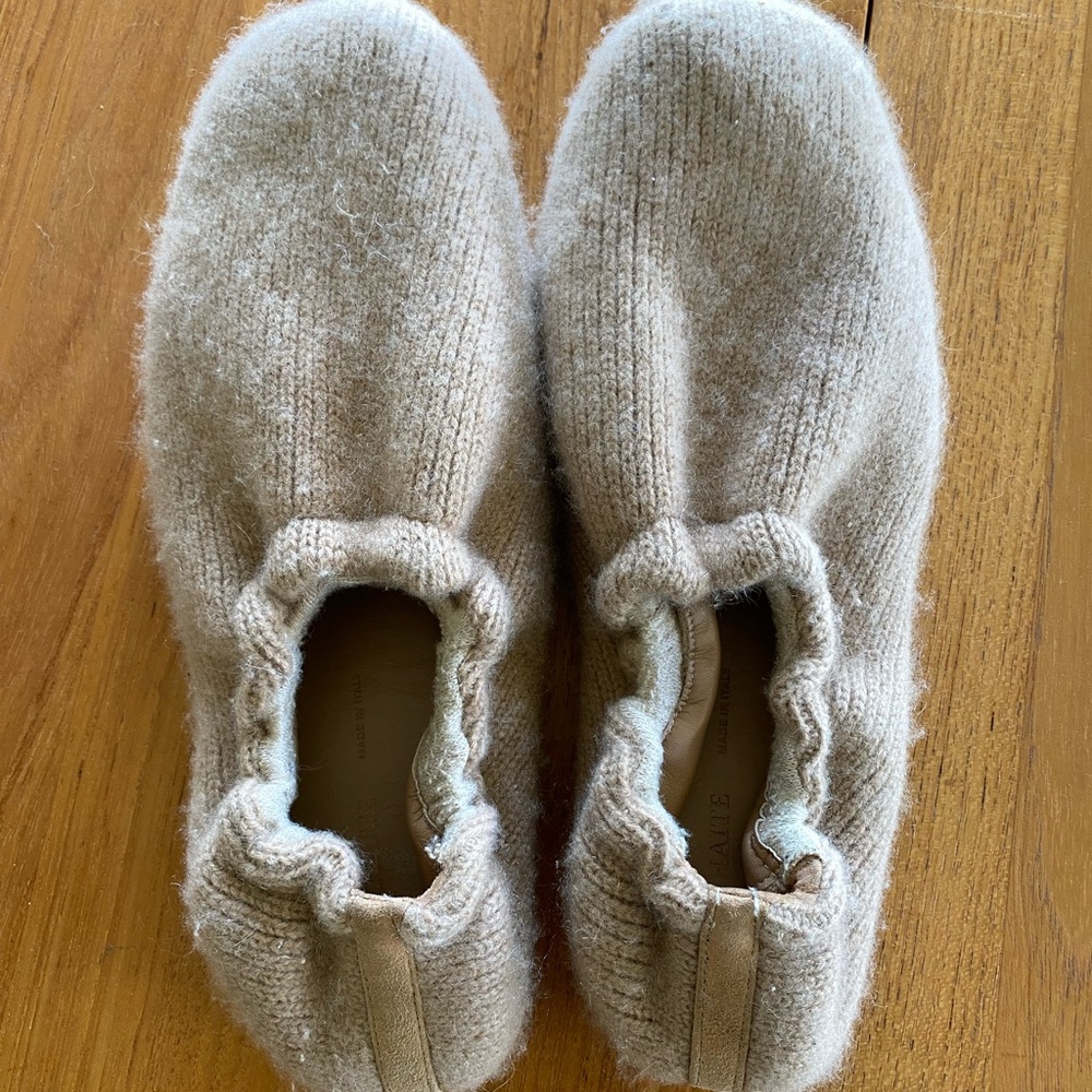 KHAITE Logan Cashmere Flats